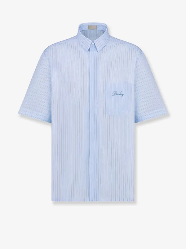 Dior Diorling cotton striped shirt sold by Siebentaschen