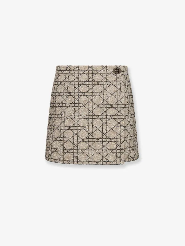 Dior Macrocannage cotton blend tweed shorts made by Dior