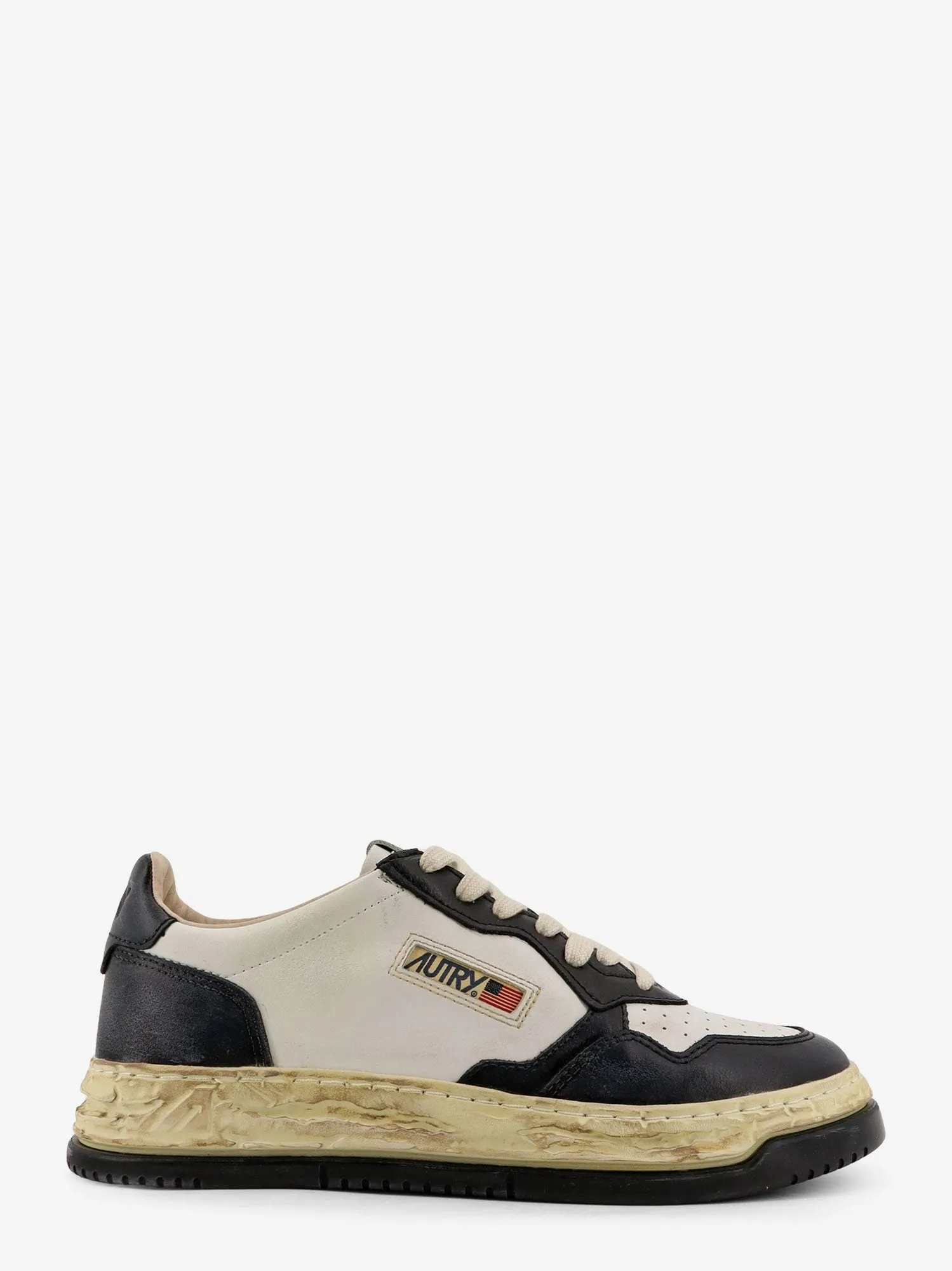 AUTRY X MIHARA YASUHIRO Super Vintage Low leather sneakers sold by Siebentaschen