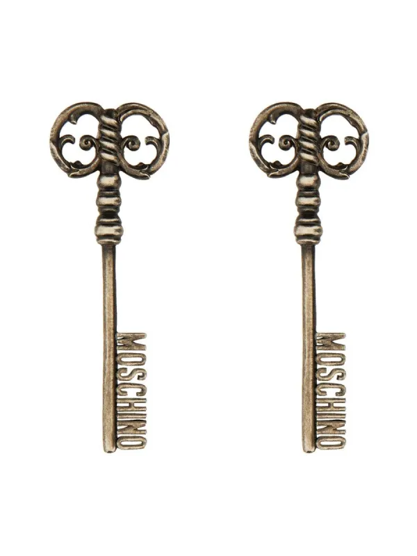 Moschino LOGO EARRINGS sold by Siebentaschen