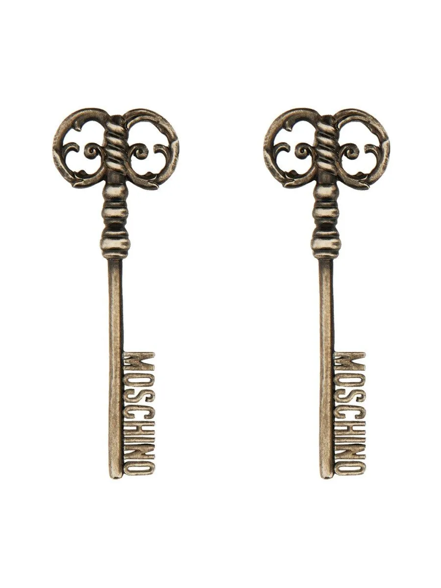 Moschino LOGO EARRINGS sold by Siebentaschen