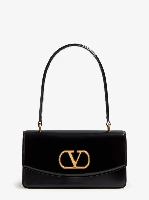 Valentino Garavani Vlogo leather shoulder bag sold by Siebentaschen