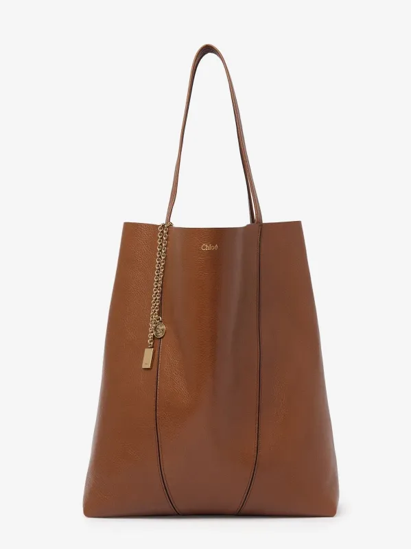 CHLOE' Chloé Spin leather shoulder bag sold by Siebentaschen