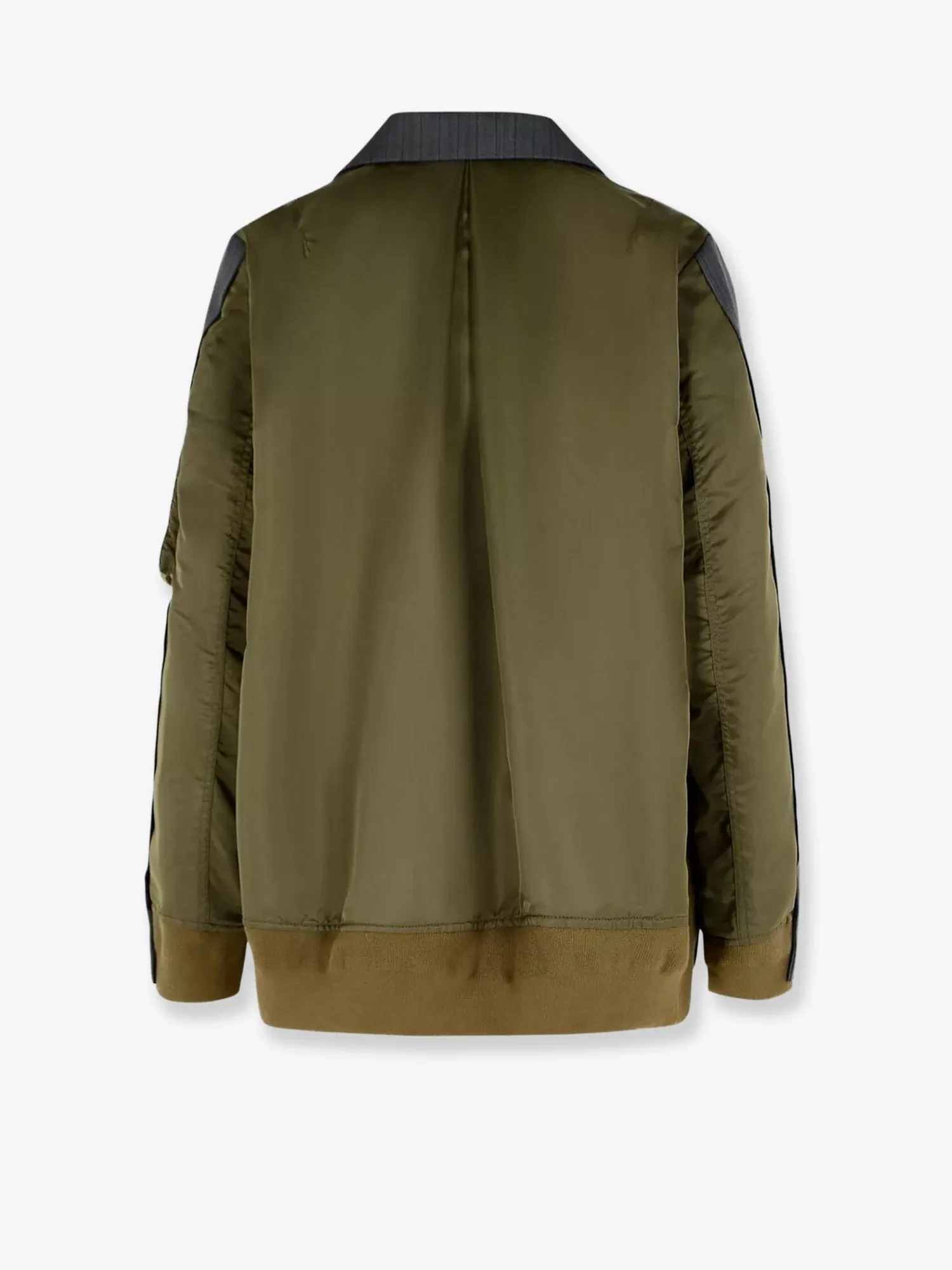 SACAI Double-breasted wool and nylon blazer sold by Siebentaschen product image thumbnail 2