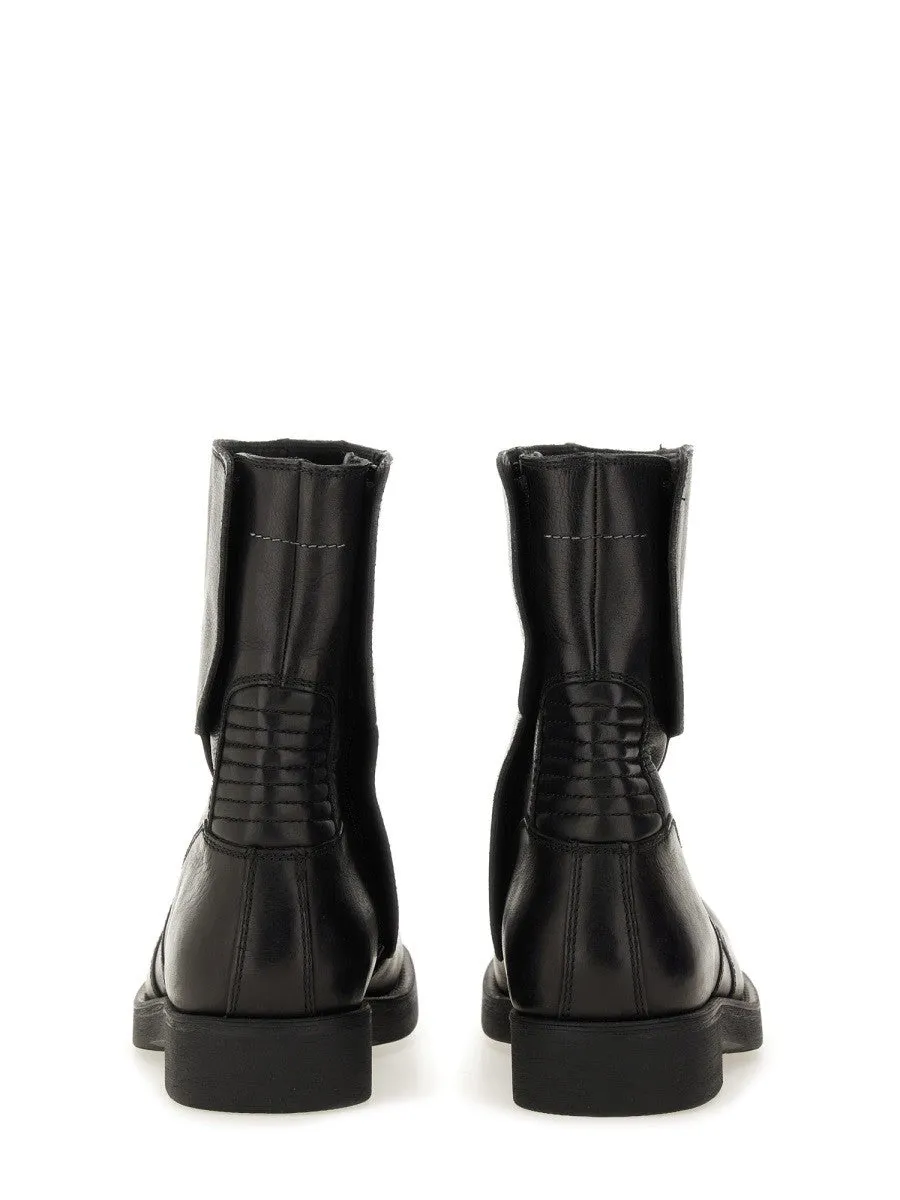 MM6 MAISON MARGIELA LEATHER BIKER BOOT sold by Siebentaschen product image thumbnail 3
