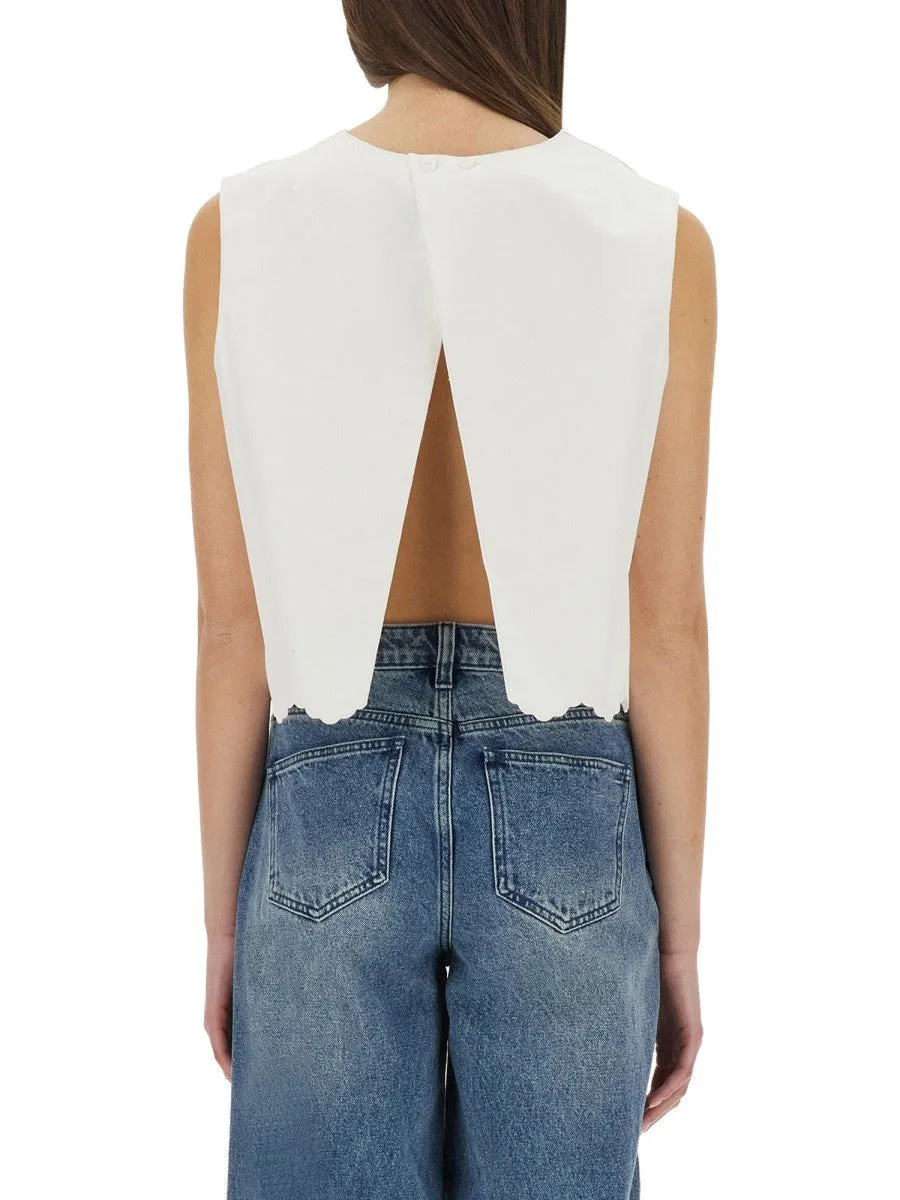 PATOU SHORT POPLIN TOP sold by Siebentaschen product image thumbnail 3