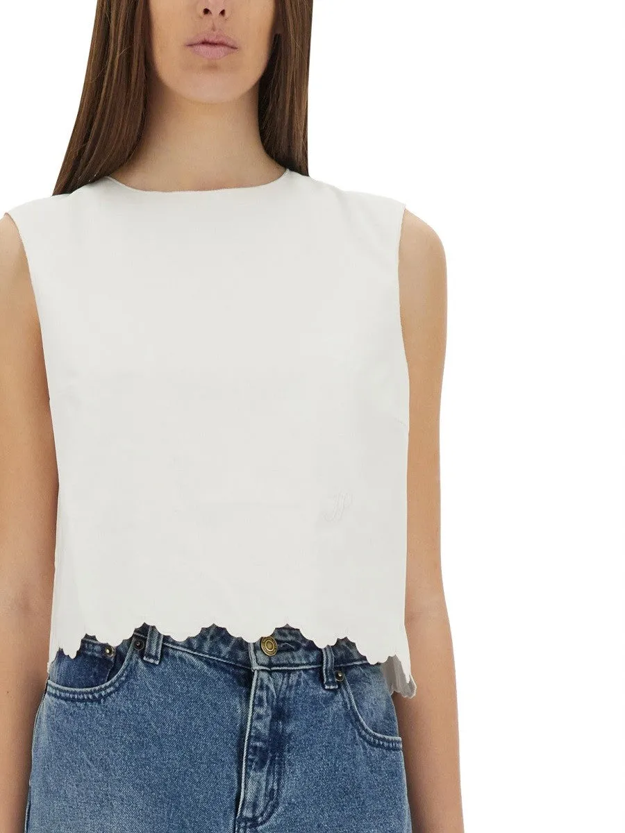 PATOU SHORT POPLIN TOP sold by Siebentaschen product image thumbnail 4