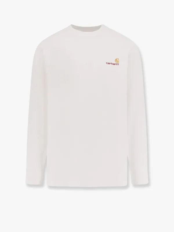 Carhartt Wip L/S American Script Organic cotton T-shirt sold by Siebentaschen