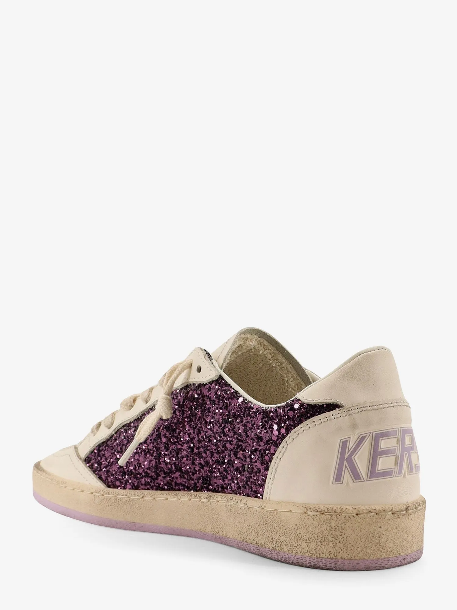 Golden Goose Deluxe Brand Ball Star leather sneakers with glittered insert sold by Siebentaschen product image thumbnail 3