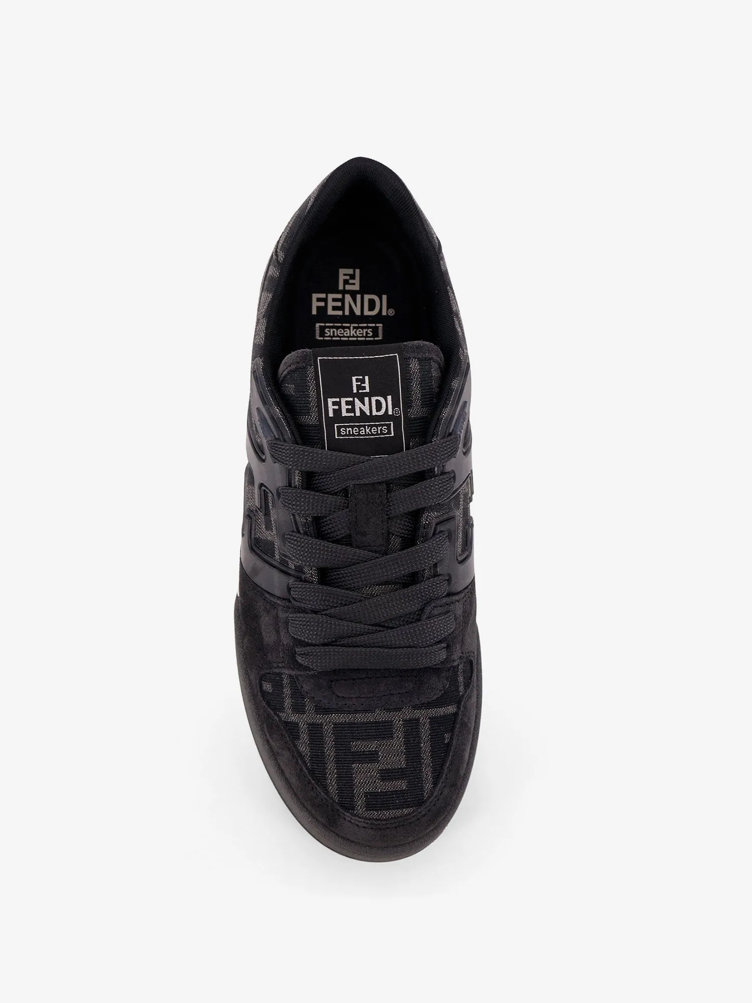 Fendi Fendi Match FF Jacquard and suede sneakers sold by Siebentaschen product image thumbnail 5