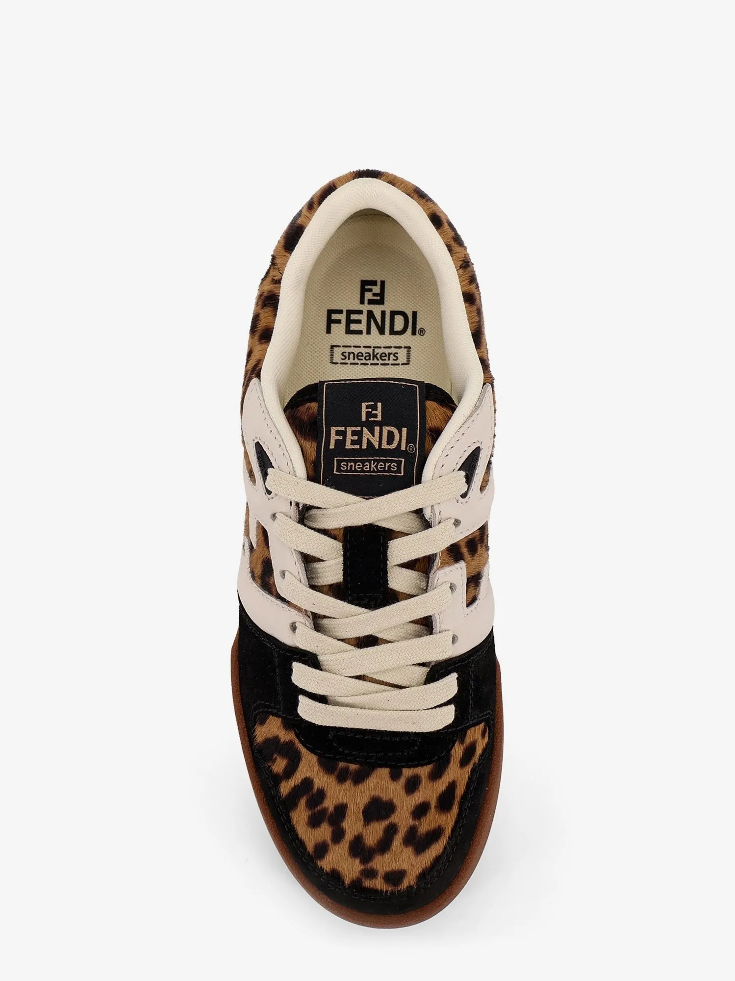 Fendi Fendi Match suede and pony skin low-top sneakers sold by Siebentaschen product image thumbnail 5
