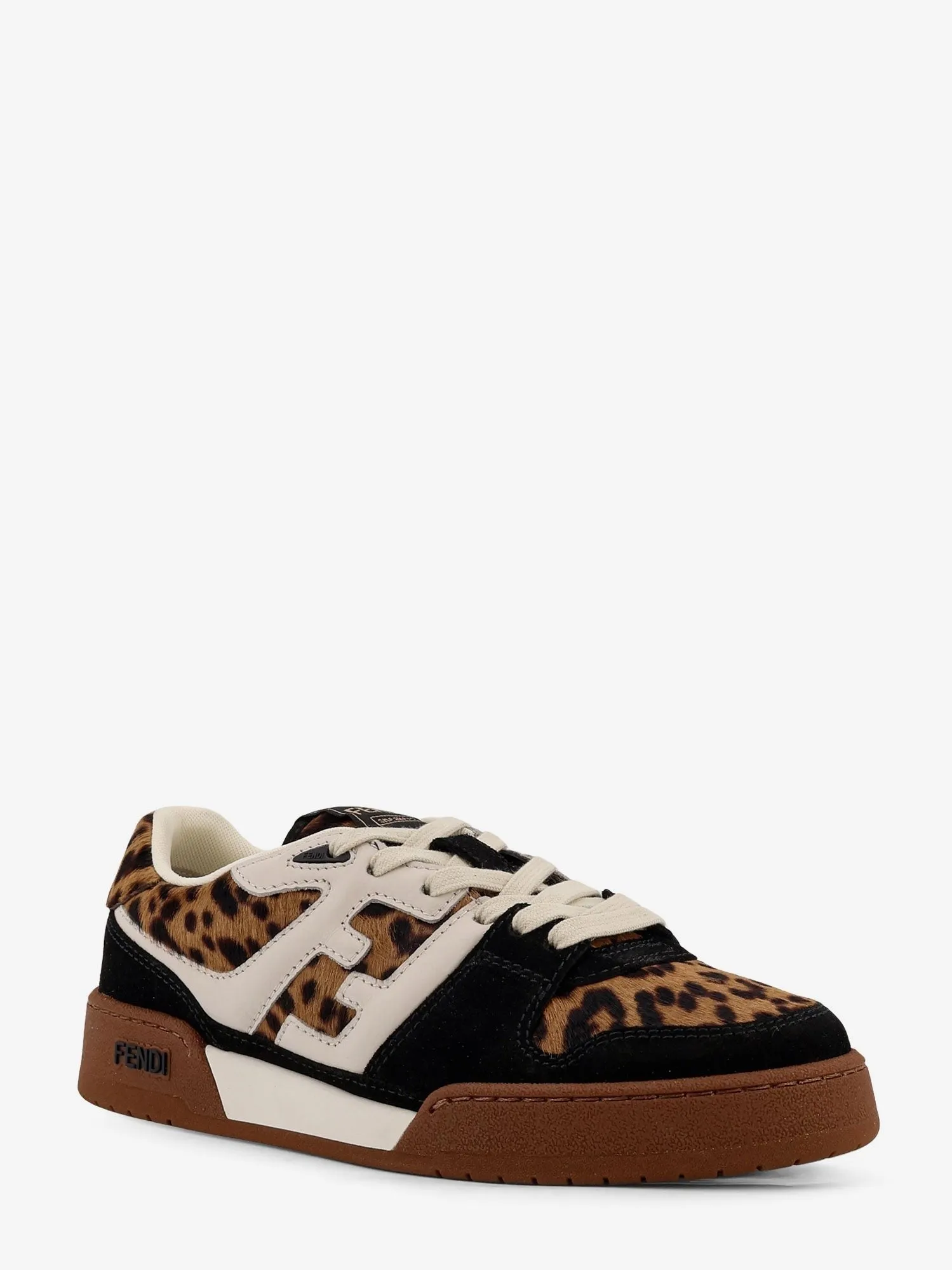 Fendi Fendi Match suede and pony skin low-top sneakers sold by Siebentaschen product image thumbnail 2