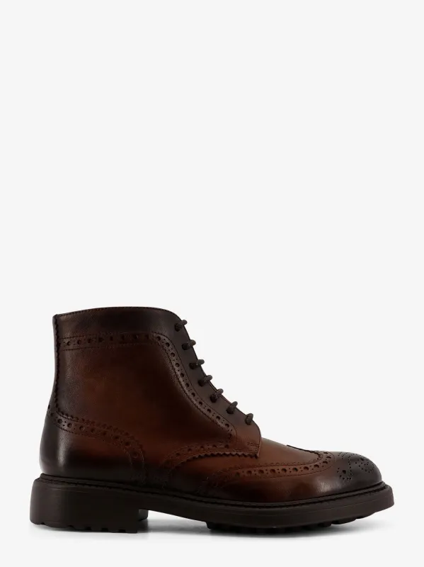 Doucal'S Triumph leather ankle boots sold by Siebentaschen