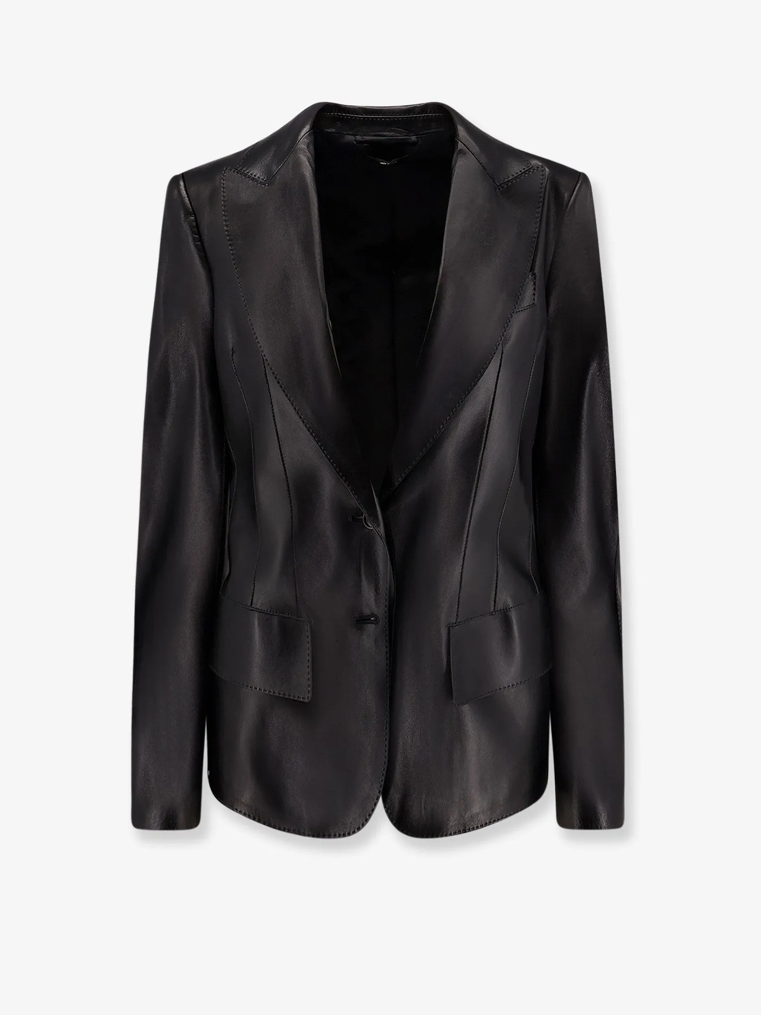 TOM FORD Leather blazer sold by Siebentaschen