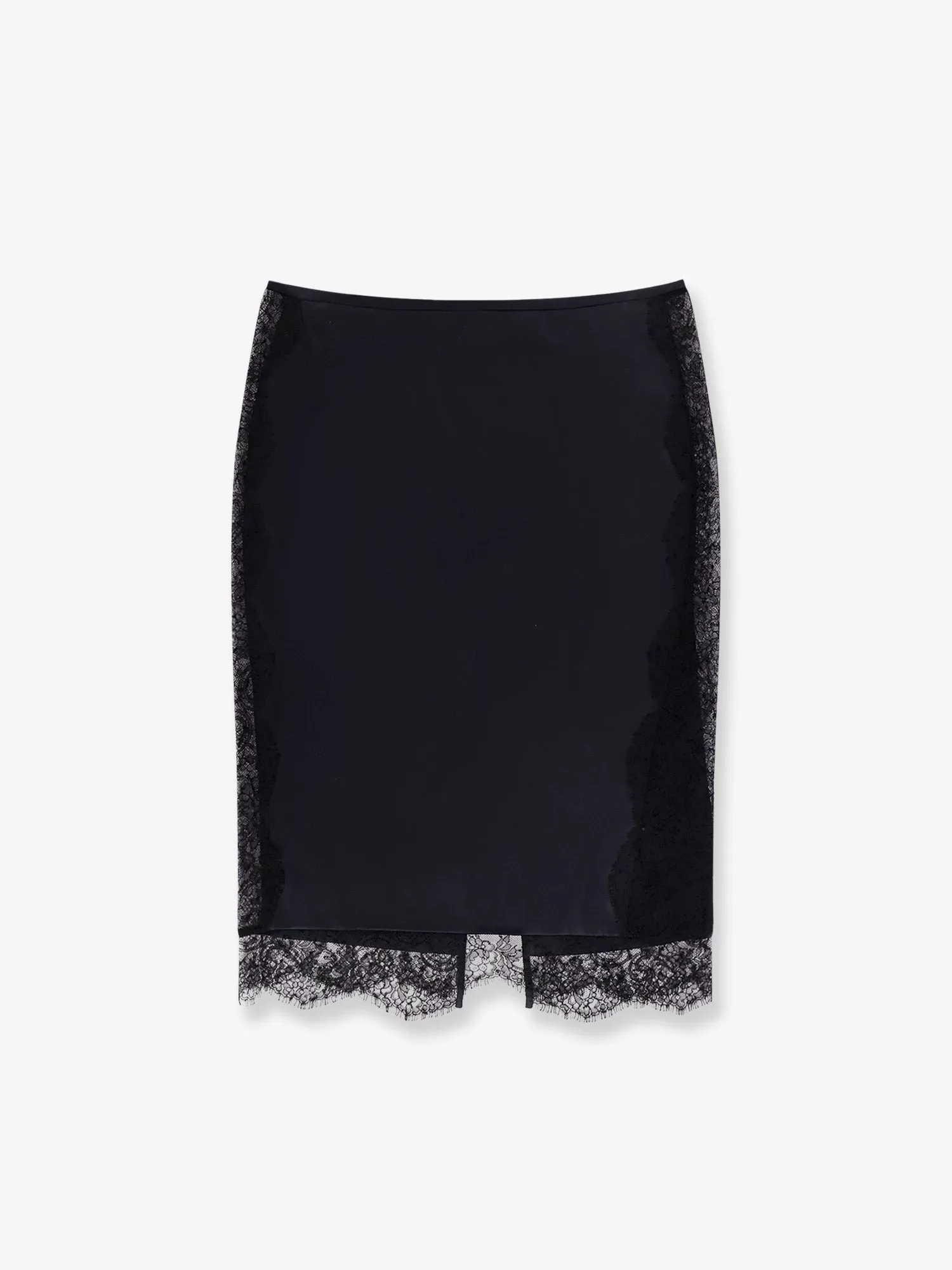 TOM FORD Silk skirt with lace inserts sold by Siebentaschen