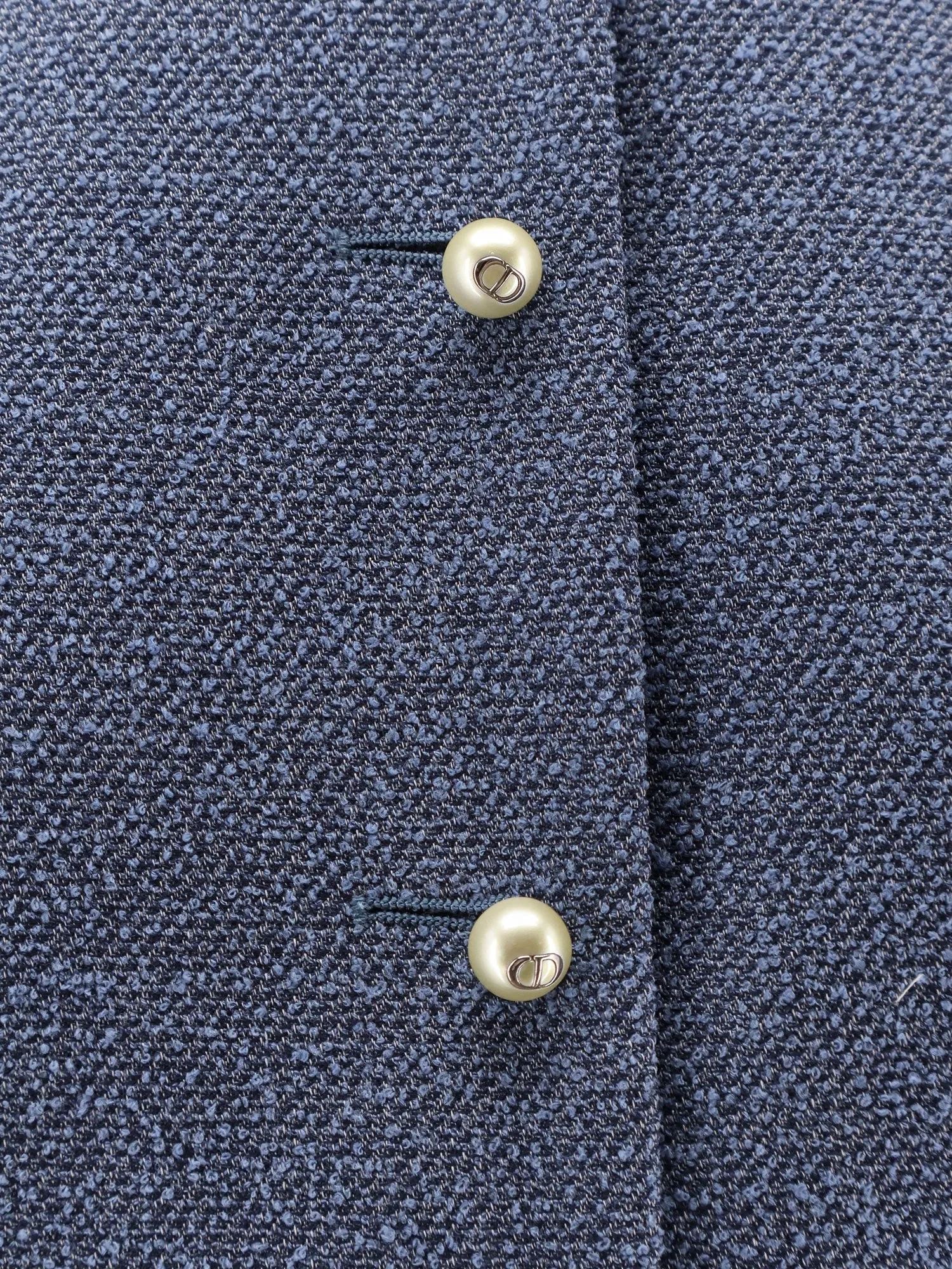Dior Bouclé virgin wool blend blazer sold by Siebentaschen product image thumbnail 3