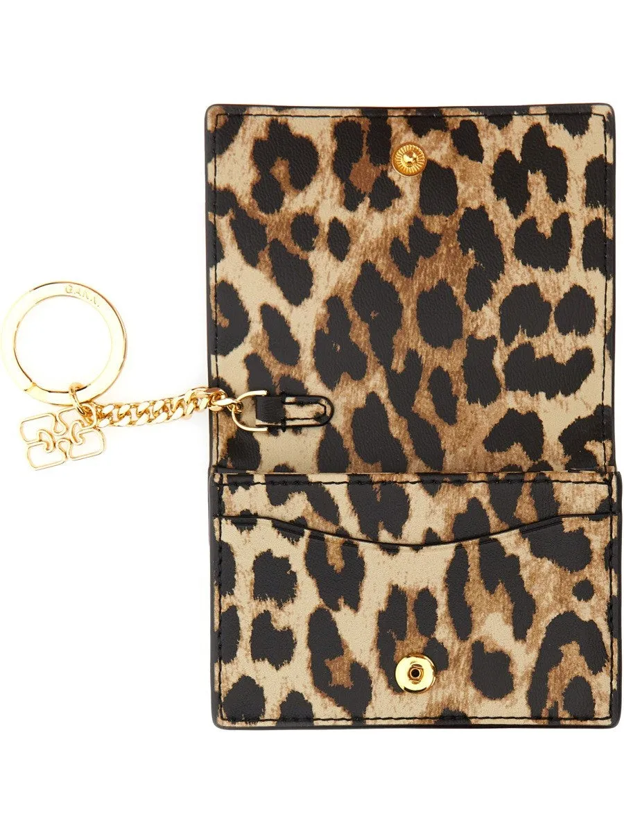 GANNI "BOU" CARD HOLDER WITH ANIMAL MOTIF sold by Siebentaschen product image thumbnail 4