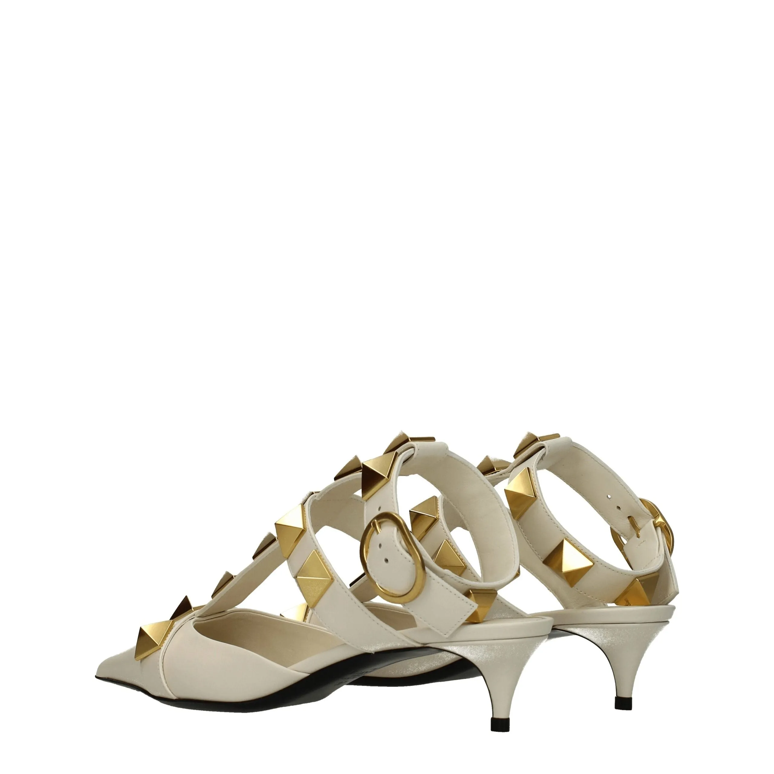 Valentino Garavani Beige Leather Stiletto Heel Sandals sold by Siebentaschen product image thumbnail 4