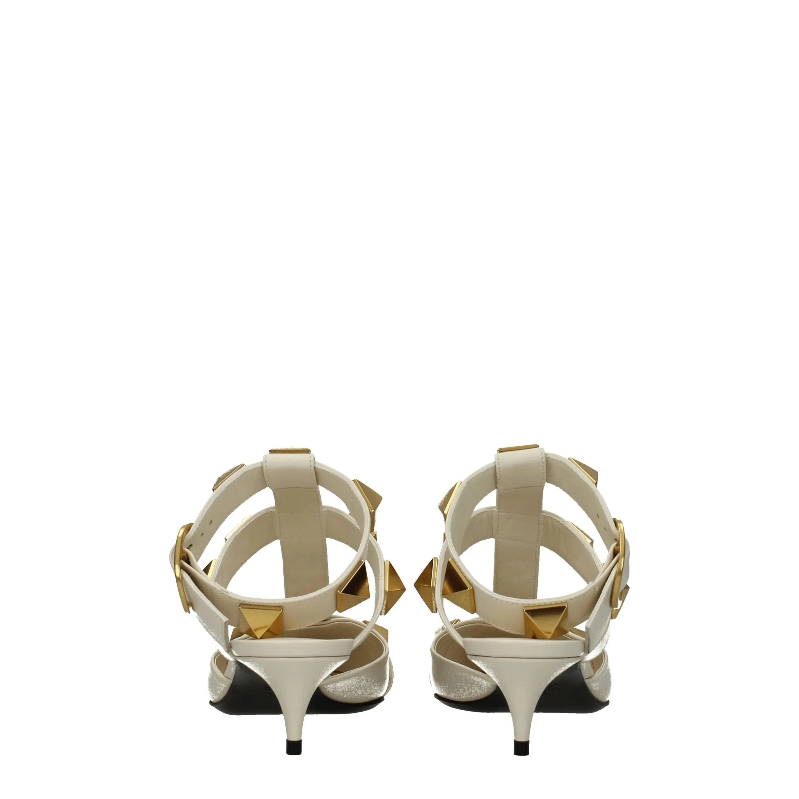 Valentino Garavani Beige Leather Stiletto Heel Sandals sold by Siebentaschen product image thumbnail 5