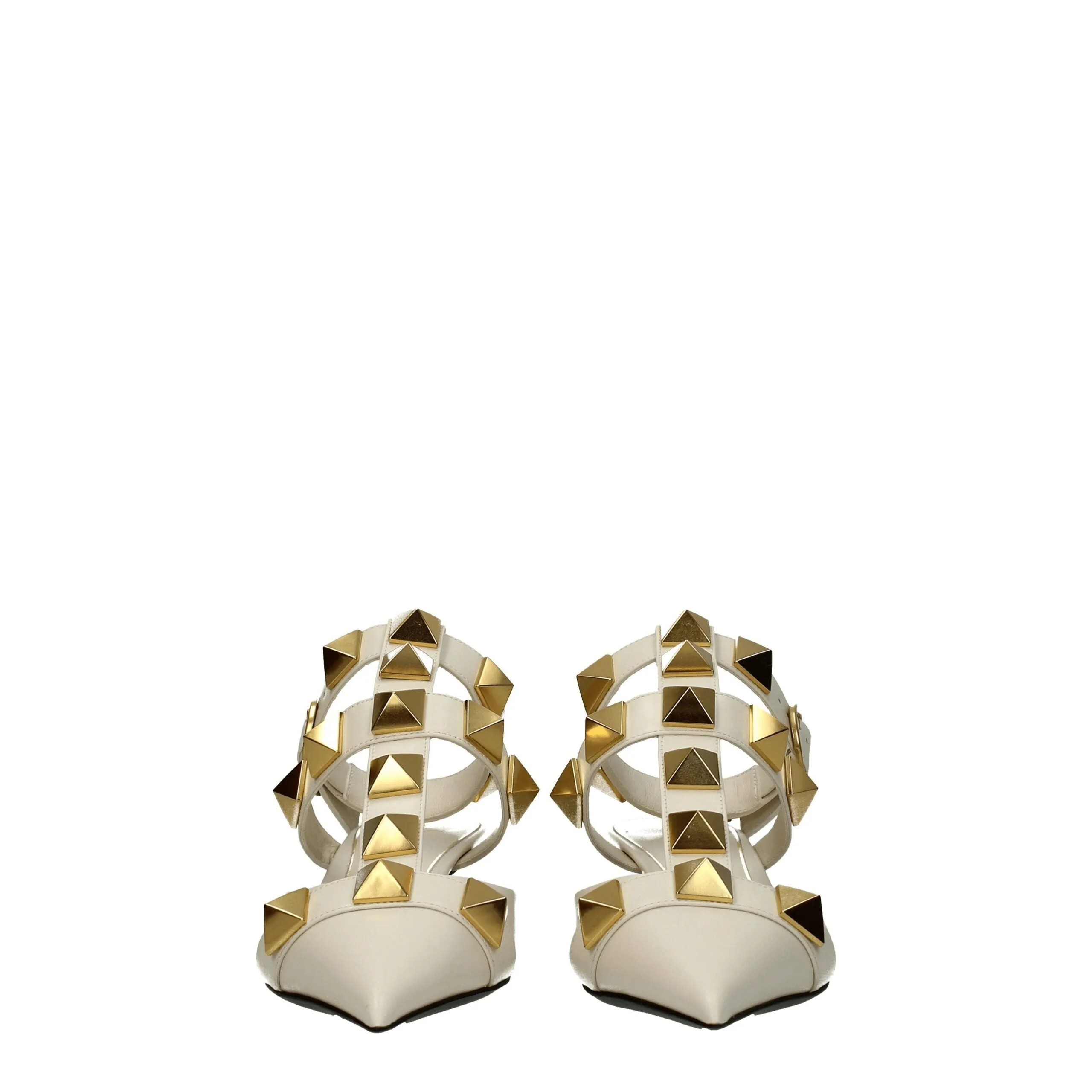 Valentino Garavani Beige Leather Stiletto Heel Sandals sold by Siebentaschen product image thumbnail 3