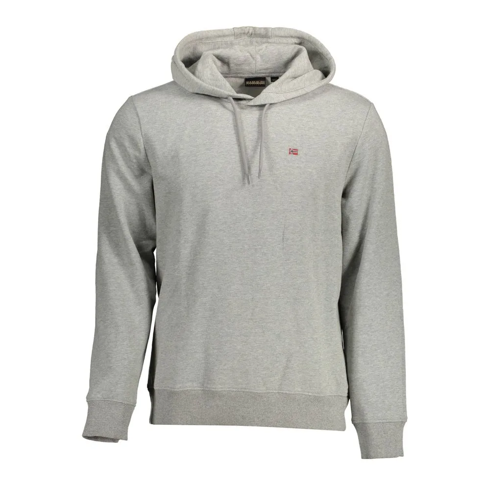 Napapijri Grey Cotton Sweater for Men sold by Siebentaschen