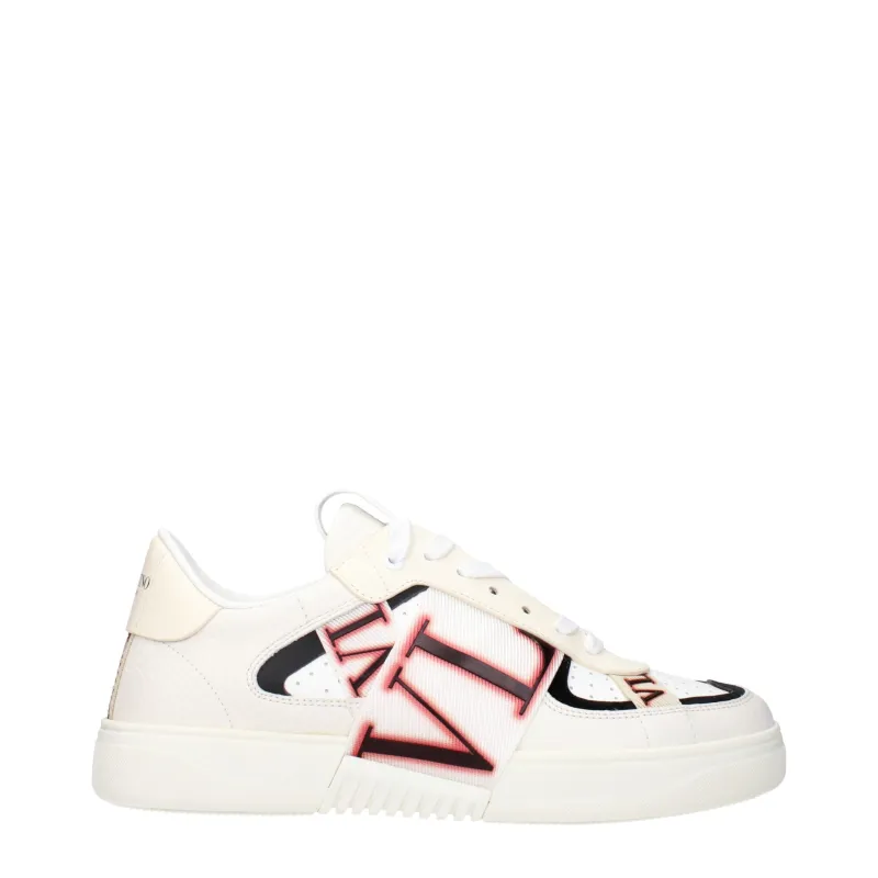 Valentino Garavani White Leather Sneakers sold by Siebentaschen