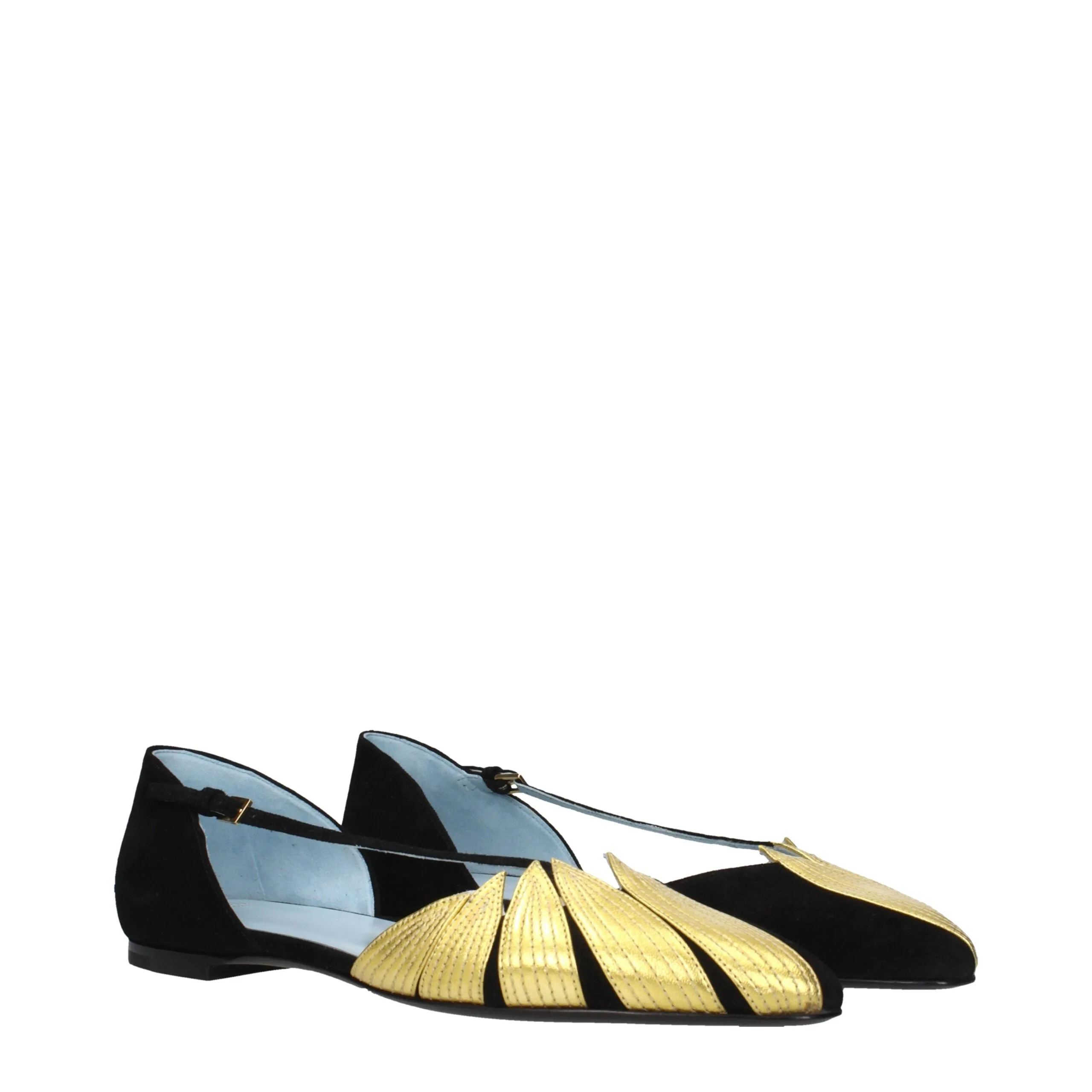 Valentino Garavani Black Leather Flat Sandals sold by Siebentaschen product image thumbnail 2