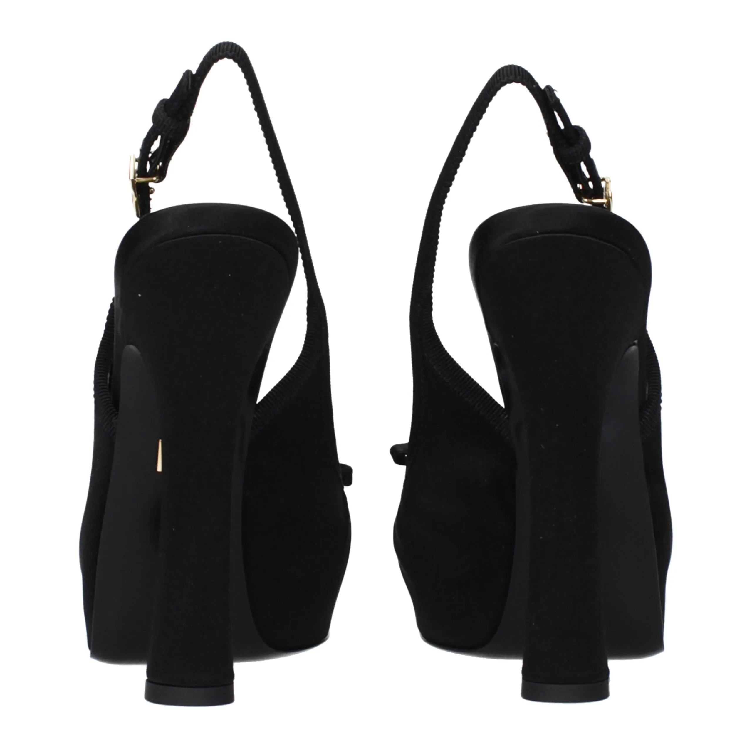 Dolce & Gabbana Black Satin Pumps sold by Siebentaschen product image thumbnail 5