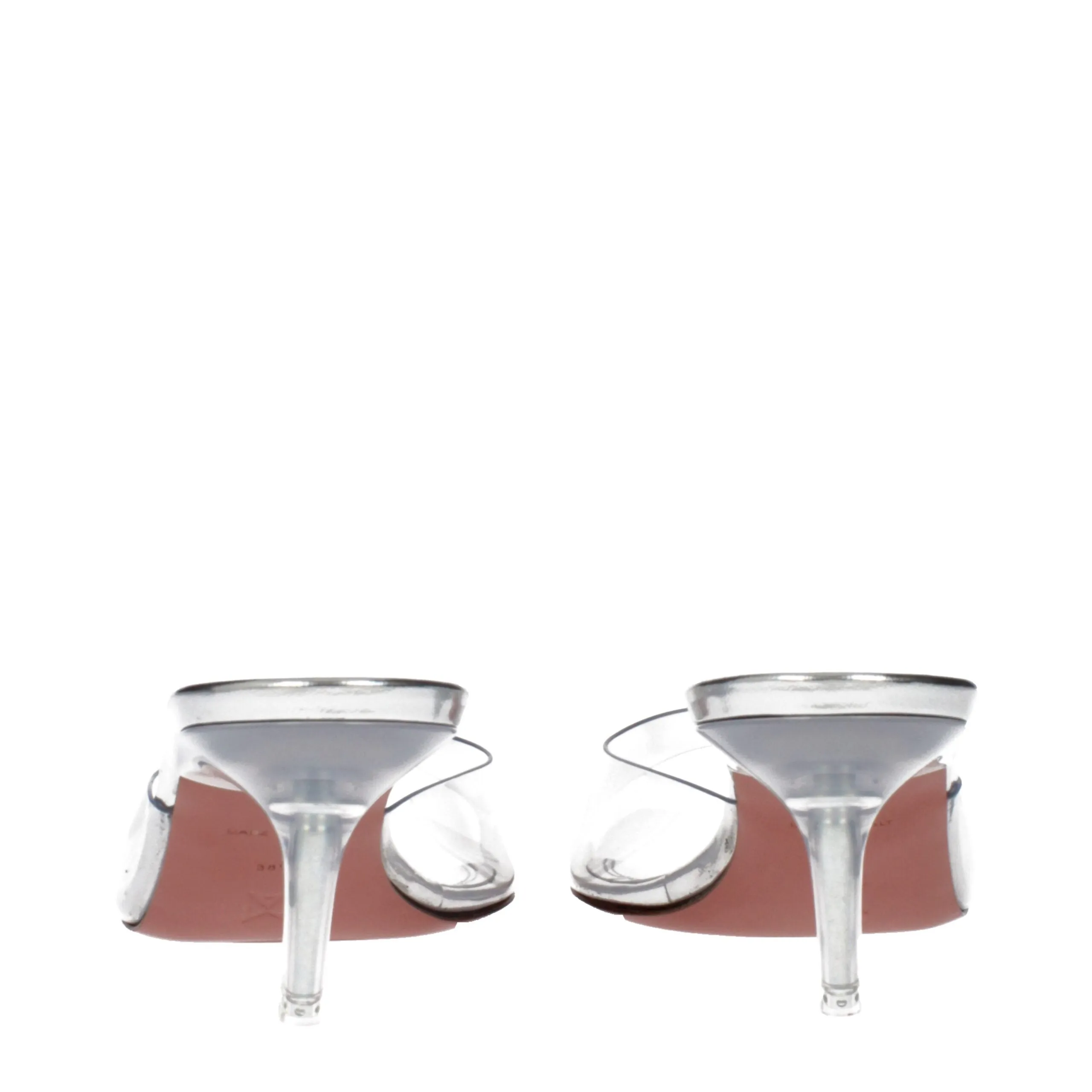 Amina Muaddi Transparent Pvc Stiletto Heel Sandals sold by Siebentaschen product image thumbnail 5
