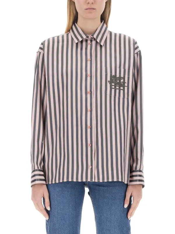 Etro SHIRT WITH LOGO sold by Siebentaschen