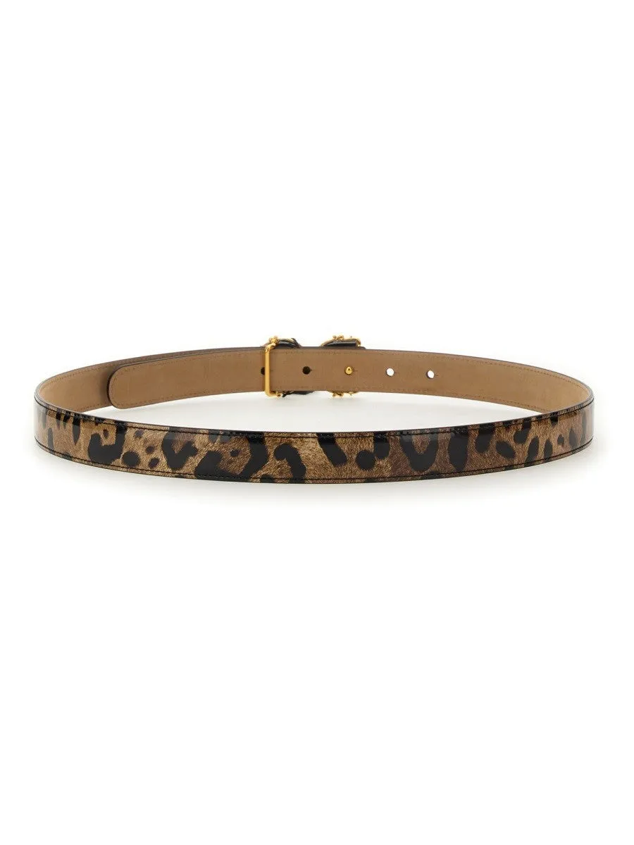 Dolce & Gabbana LEOPARD PRINT BELT sold by Siebentaschen product image thumbnail 3