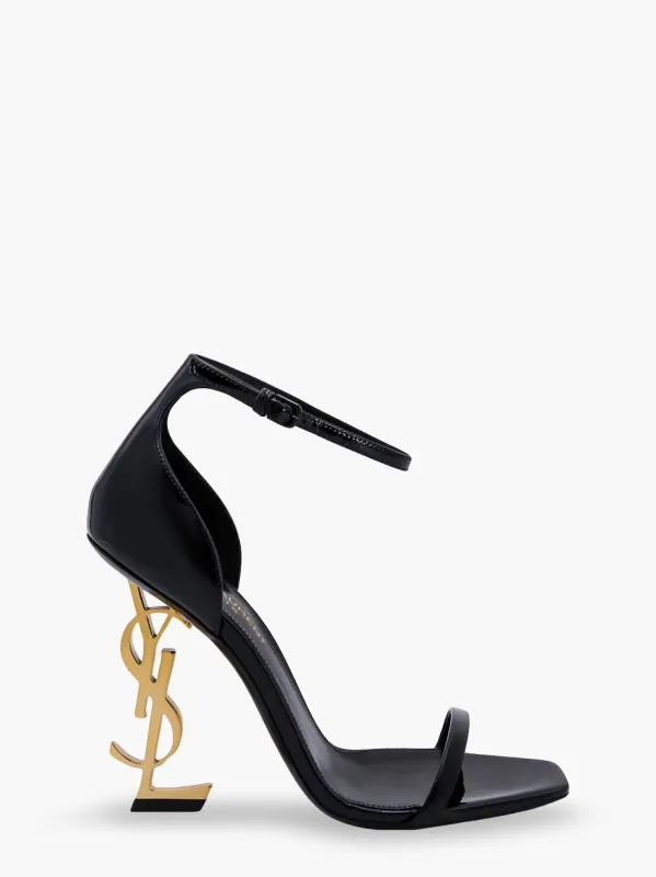 Saint Laurent Opyum 110 patent leather sandals sold by Siebentaschen