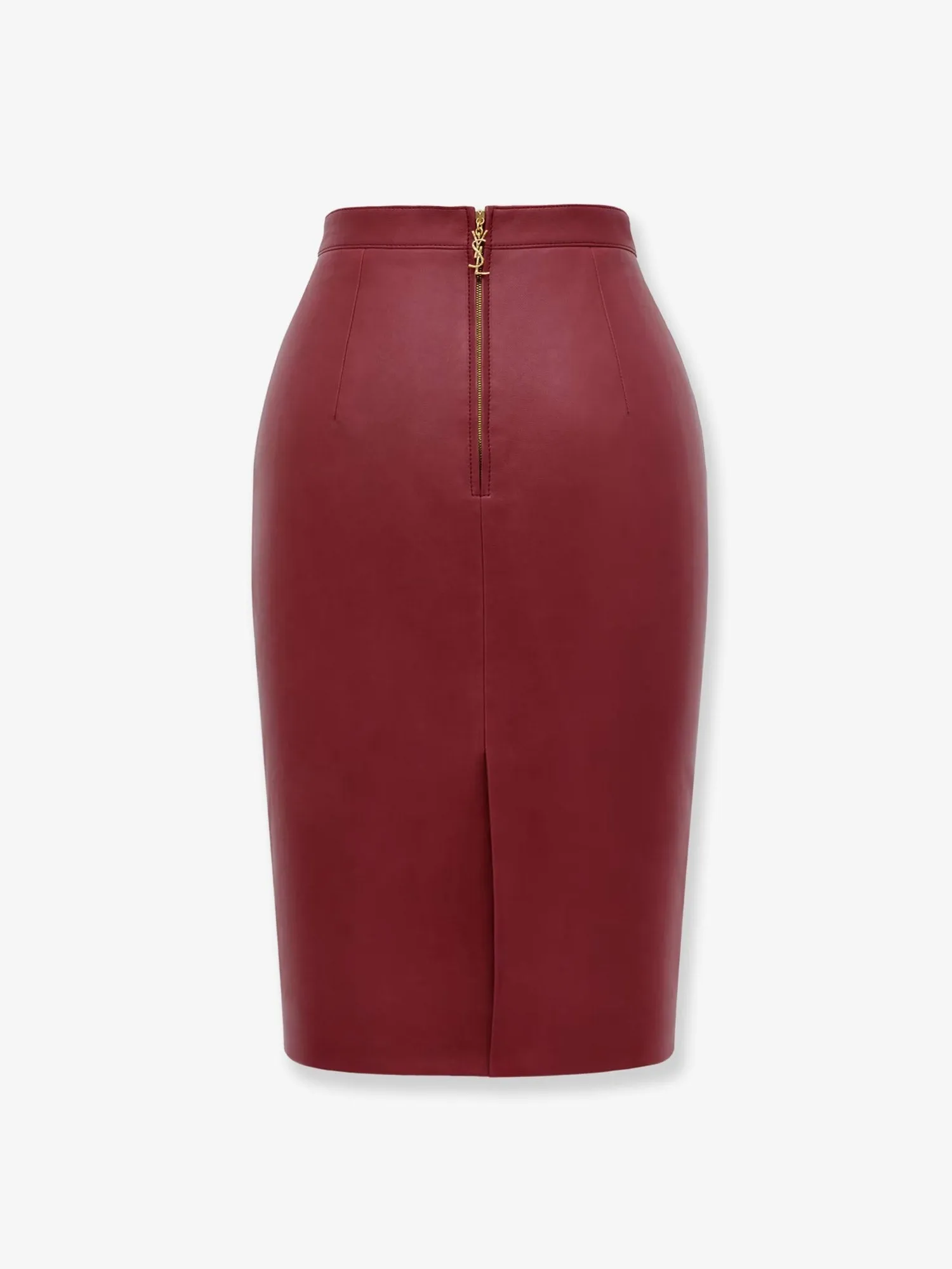 Saint Laurent Cassandra leather skirt sold by Siebentaschen product image thumbnail 2