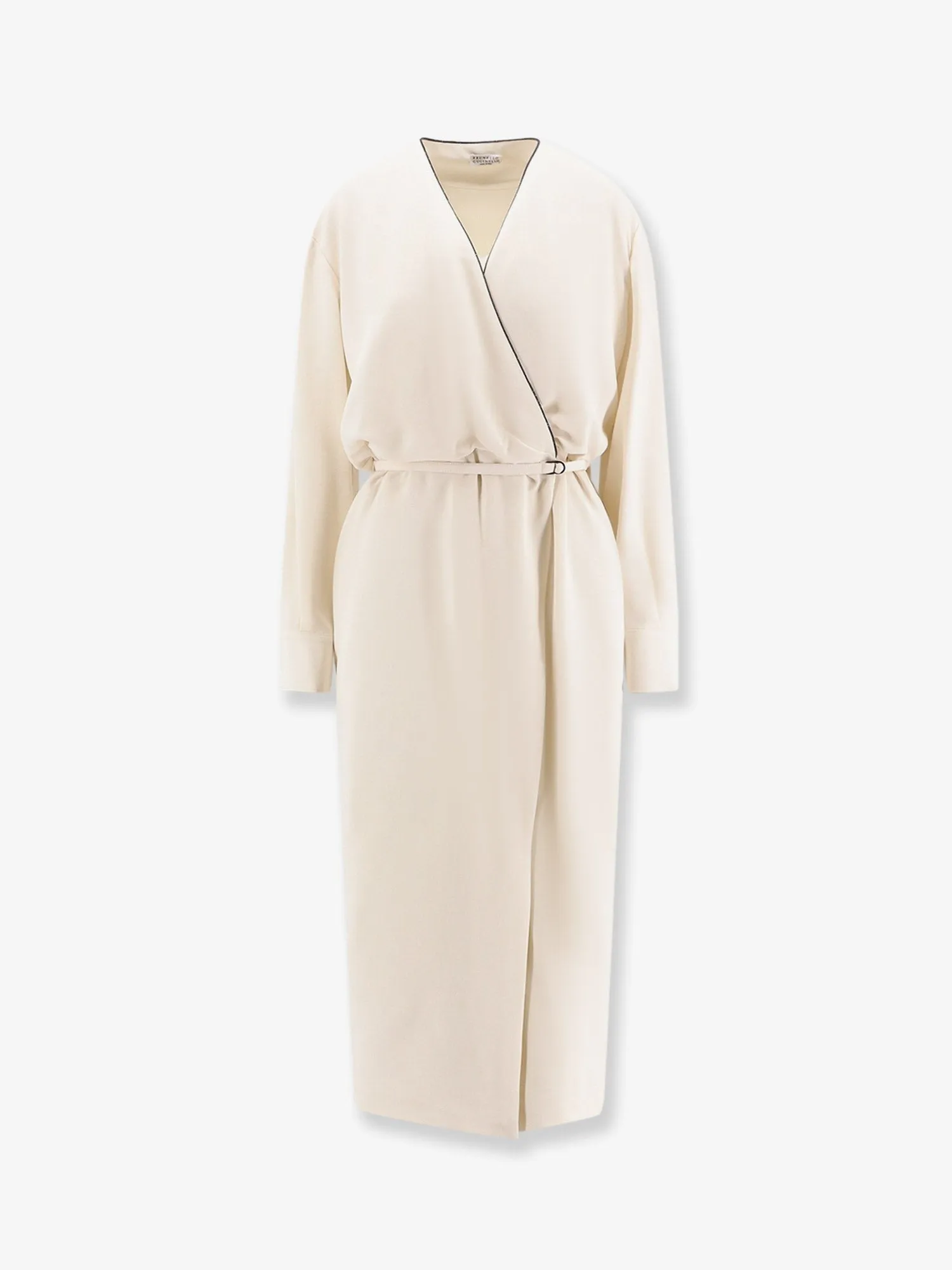 Brunello Cucinelli Silk blend long dress sold by Siebentaschen
