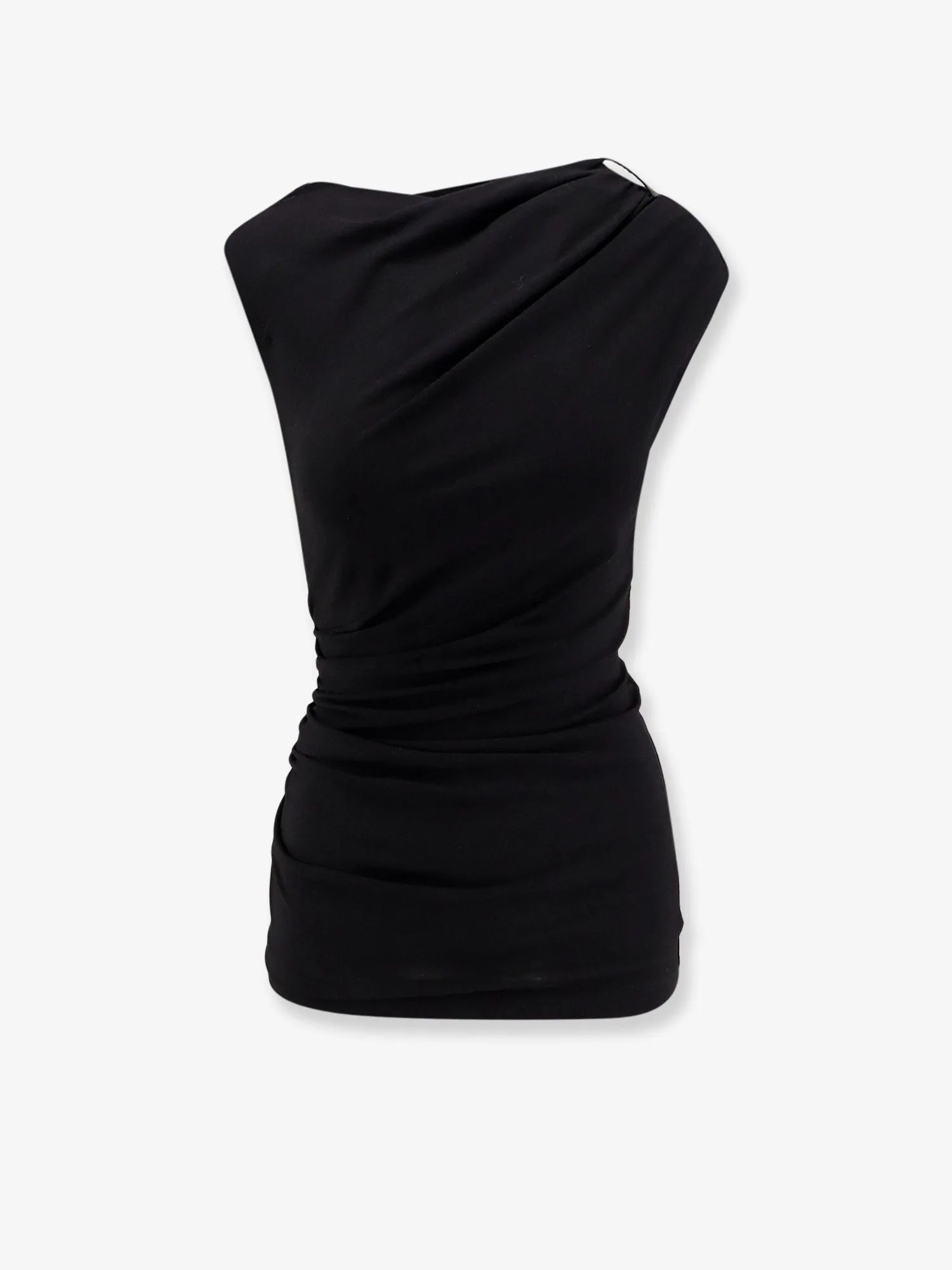 Brunello Cucinelli Wool and stretch viscose top sold by Siebentaschen