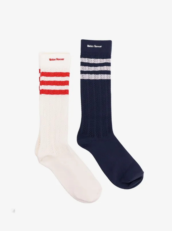 ADIDAS X WALES BONNER Bipack cotton blend socks sold by Siebentaschen