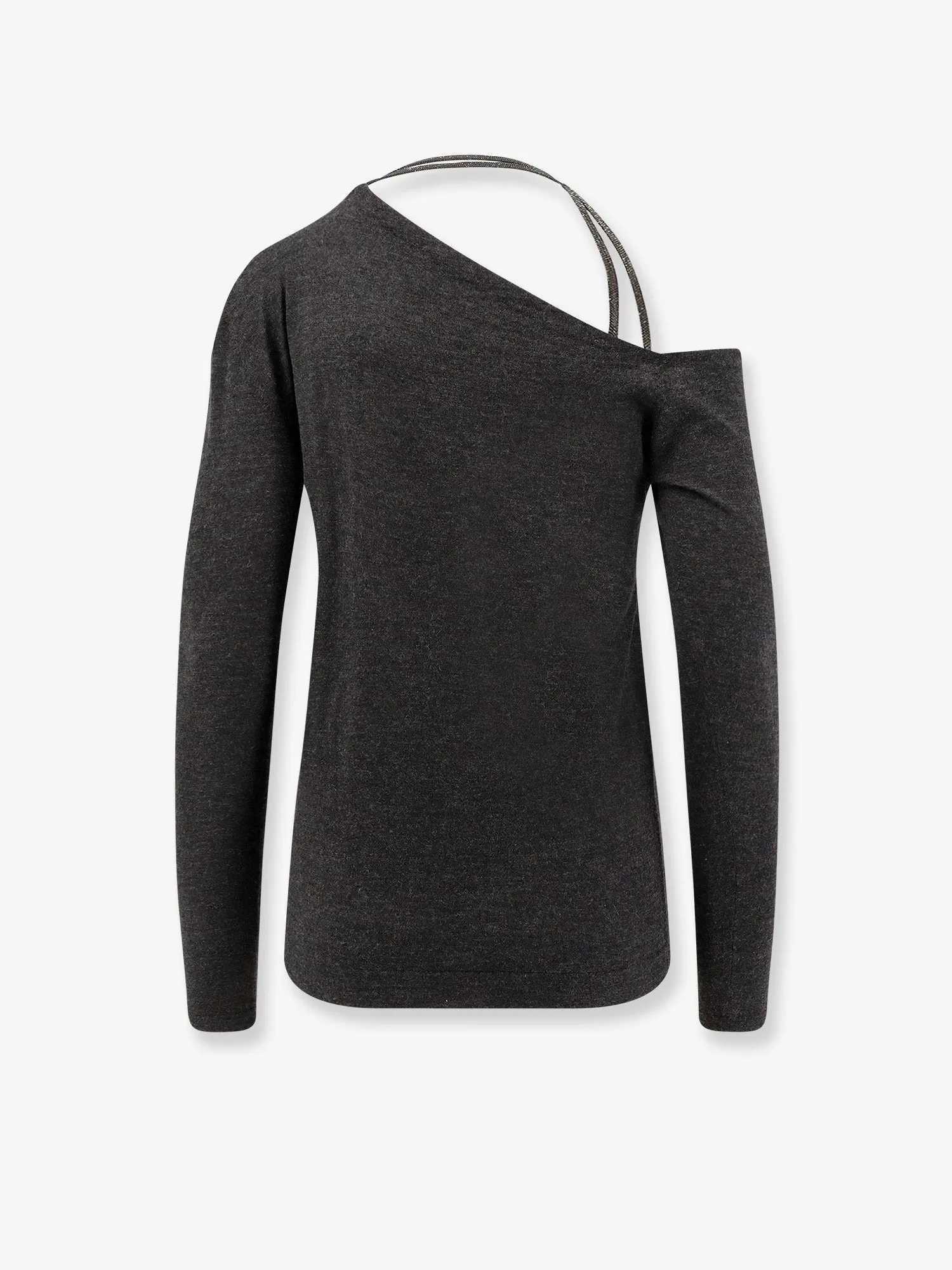 Brunello Cucinelli Cashmere and silk blend sweater with Monili detail sold by Siebentaschen product image thumbnail 2