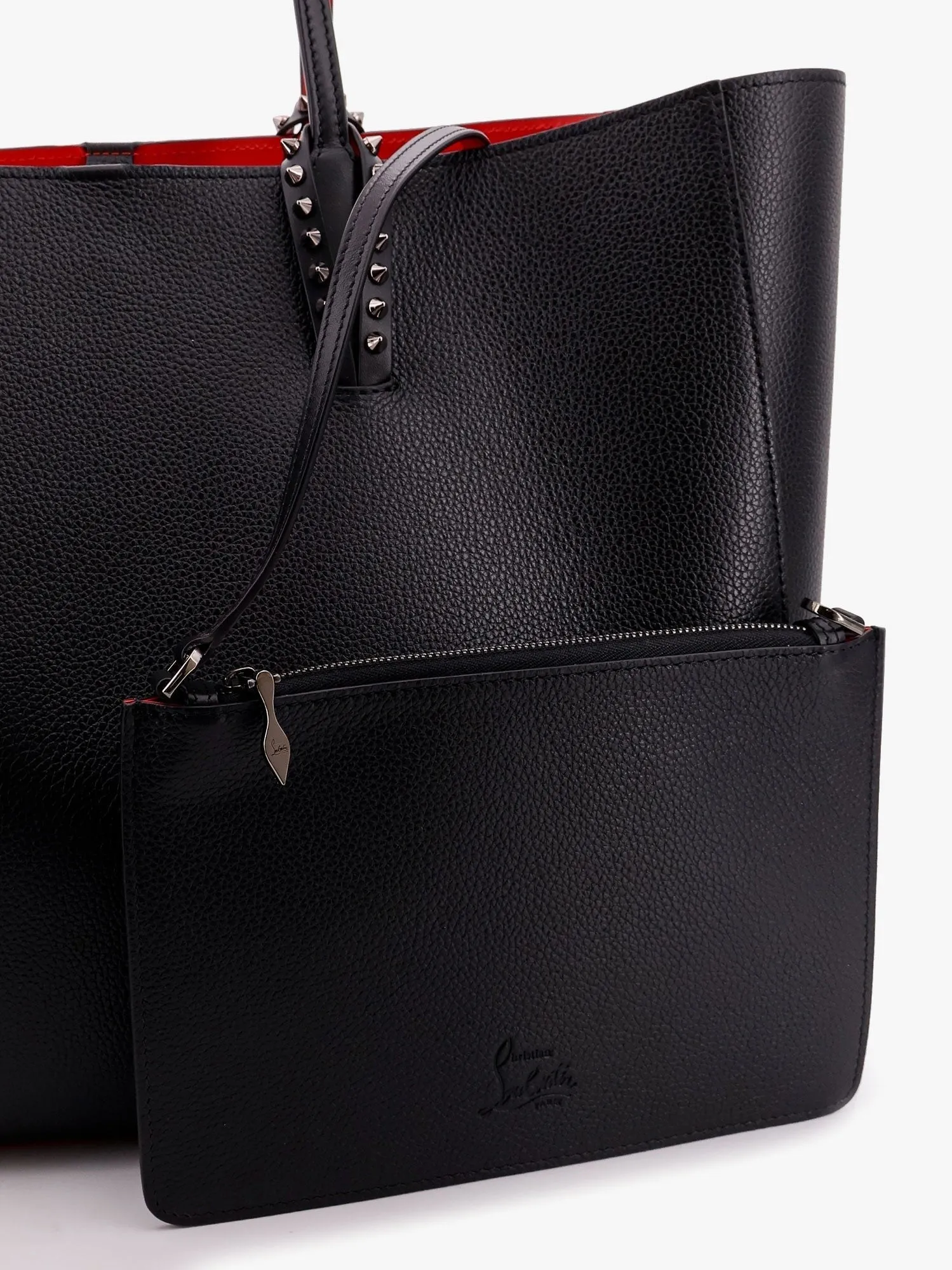 CHRISTIAN LOUBOUTIN Cabata studded leather shoulder bag sold by Siebentaschen product image thumbnail 5
