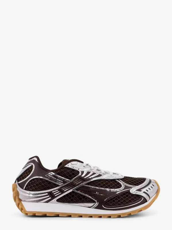 Bottega Veneta Orbit mesh sneakers with rubber inserts sold by Siebentaschen