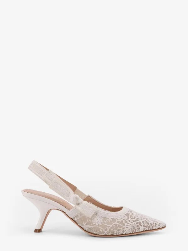 Dior J'adior lace pumps with side bow detail sold by Siebentaschen