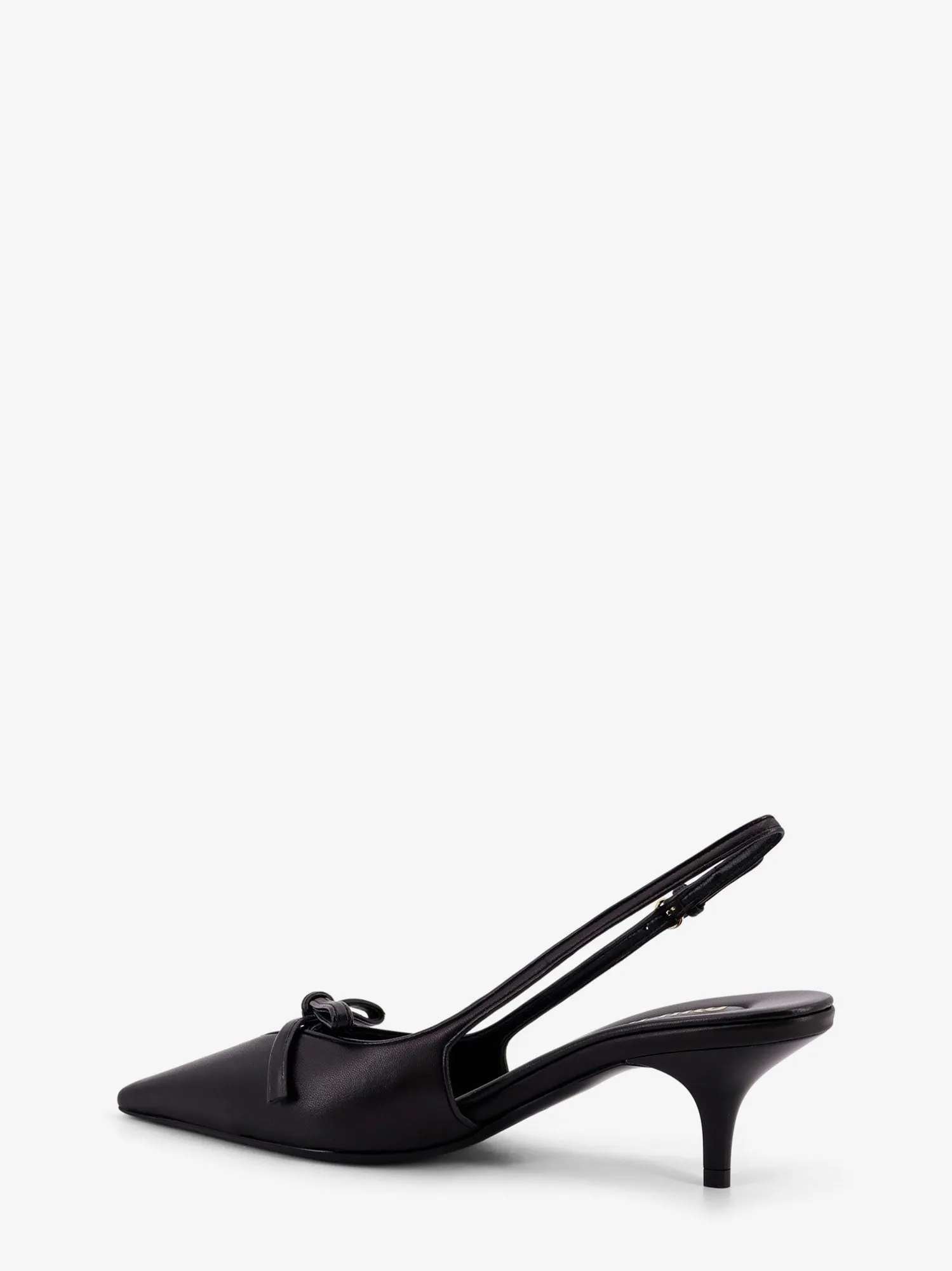 Miu Miu Leather décolleté with logo bow detail sold by Siebentaschen product image thumbnail 3