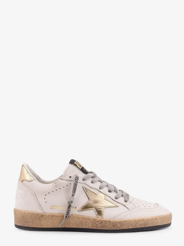 Golden Goose Deluxe Brand Ball Star leather sneakers with logo on the side sold by Siebentaschen