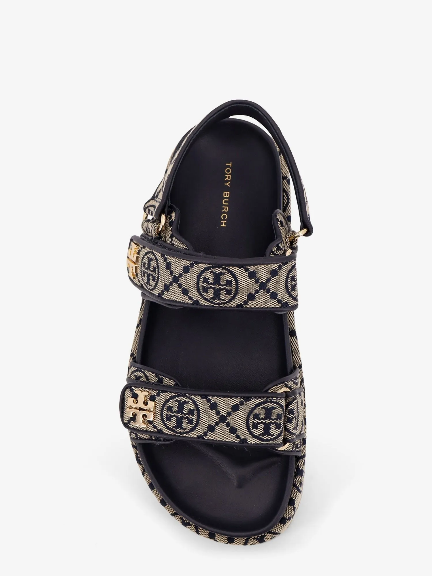 Tory Burch T Monogram Kira jacquard fabric sandals sold by Siebentaschen product image thumbnail 5