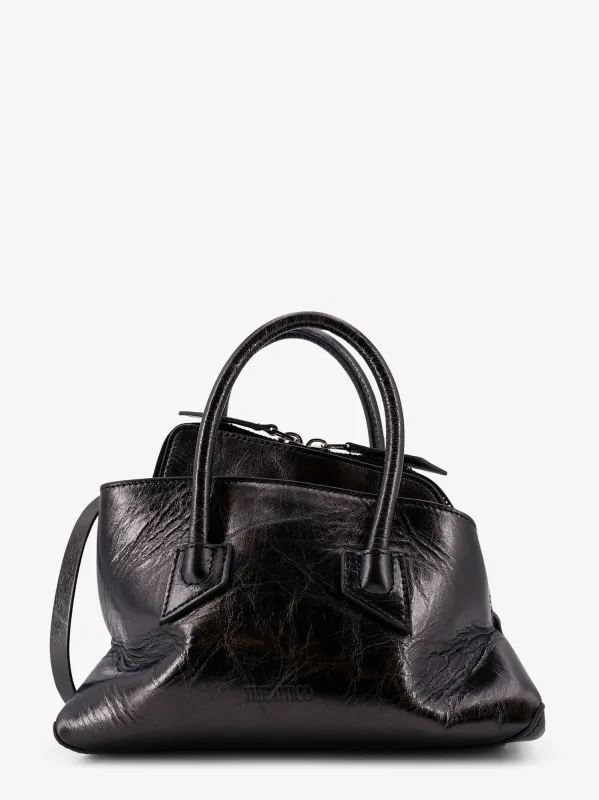 The Attico La Passeggiata Mini leather handbag sold by Siebentaschen