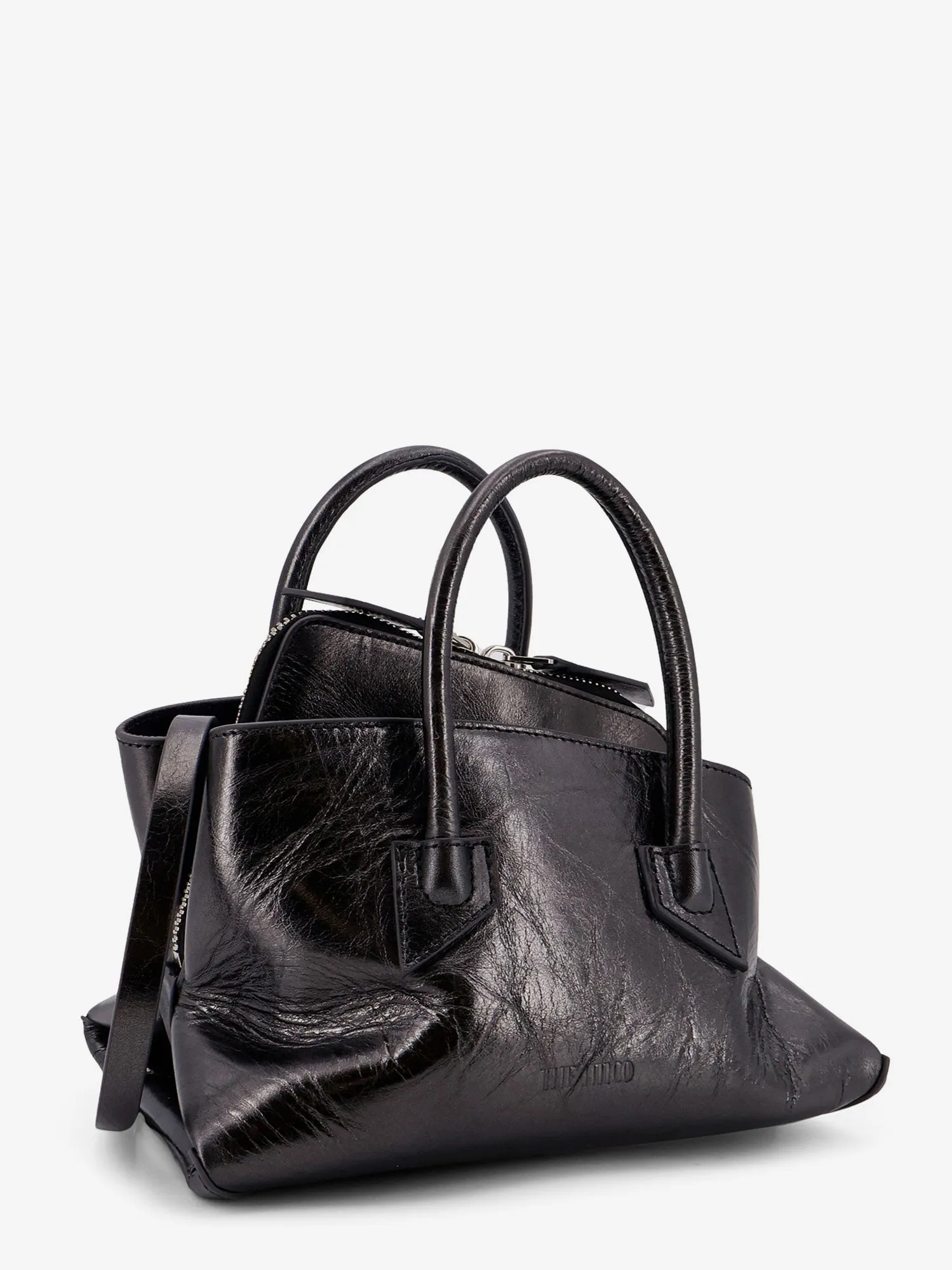 The Attico La Passeggiata Mini leather handbag sold by Siebentaschen product image thumbnail 3