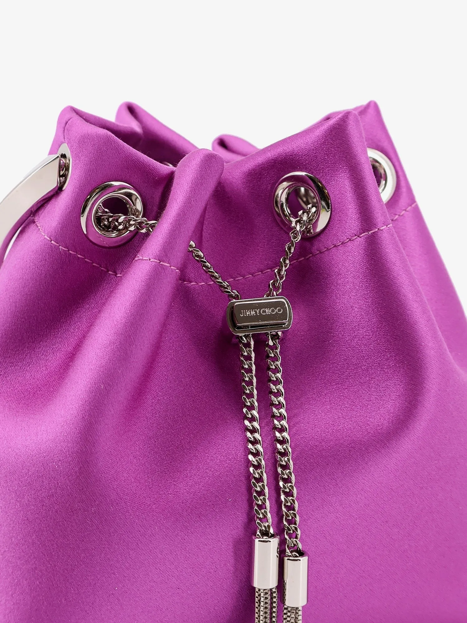 Jimmy Choo Bon Bon satin crossbody bag sold by Siebentaschen product image thumbnail 4