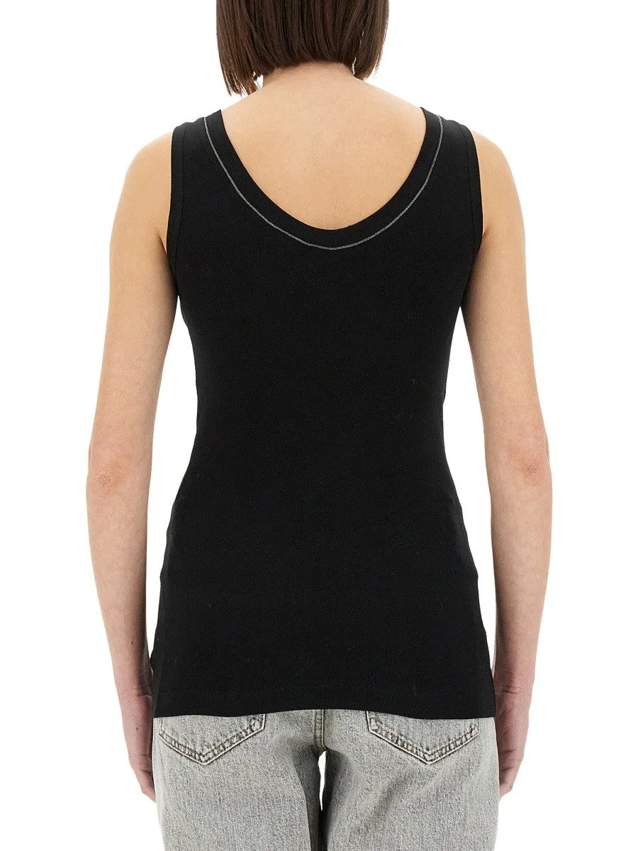 Brunello Cucinelli COTTON TANK TOP sold by Siebentaschen product image thumbnail 3