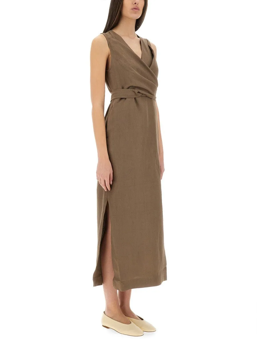 Brunello Cucinelli "WRAP-EFFECT" DRESS sold by Siebentaschen product image thumbnail 2