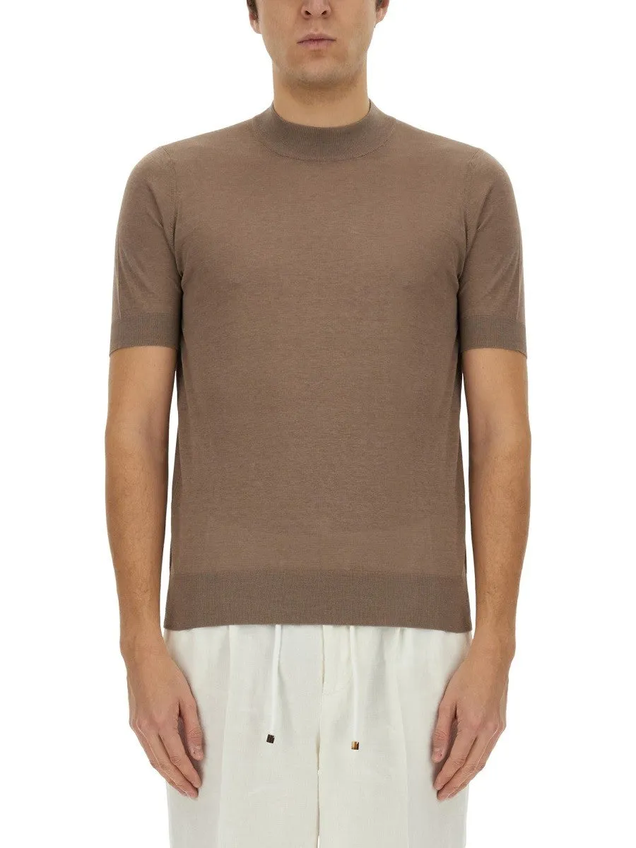 Brunello Cucinelli KNITTED T-SHIRT sold by Siebentaschen