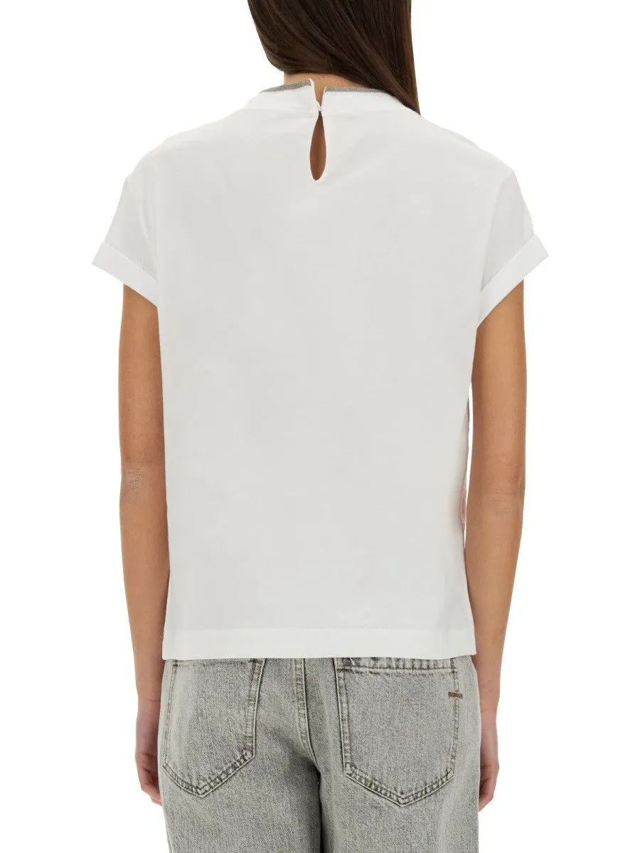 Brunello Cucinelli COTTON JERSEY T-SHIRT sold by Siebentaschen product image thumbnail 3